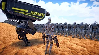 Terminators T-800 & T-45 against Alien invasion - Ultimate Epic Battle Simulator 2 UEBS 2