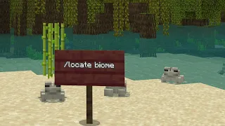 😱Новая команда locate biome в майнкрафт бедрок 1.19 😱