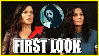 FIRST LOOK at new Scream Images Reveal Neve Campbell, Courteney Cox, and Ghostface | Scream (2022)