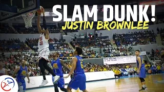 Justin Brownlee | Pumped Up the Crowd with His Amazing Slam Dunk!!!