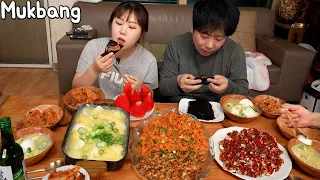 Mukbang | Cockle bibimbap and boiled cockles in the cockle season of Korea.