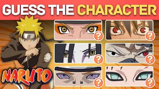 Can you Guess the Naruto Character by Eyes?🦊🍥 | Anime Quiz