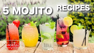 5 MOJITO Variations | Cocktail Recipes