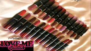 MAC Love Me Lipsticks *ALL 24 SHADES!* + Lip Swatches!