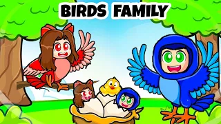 Having A BIRD FAMILY in Roblox !! @AyushMore @EktaMore