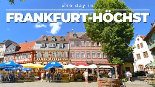 ONE DAY IN FRANKFURT-HÖCHST (GERMANY) | 4K 60FPS | Follow me through Höchst's beautiful old town