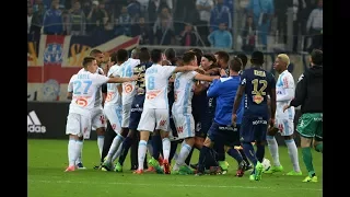 (Ligue 1) Bagarre en match de Marseille - Bastia, 2017 | 720p HD