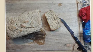 1001 My fastest oatmeal bread for a health breakfast!! No flour, No butter, kids and vegan friendly.