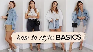 HOW TO STYLE BASICS! SUMMER | Julia Havens