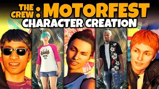 The Crew Motorfest Character Creation (Male & Female, Full Customization, All Options & Clothes!)