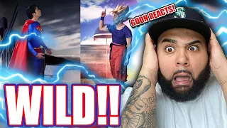 Goku vs Superman. Epic Rap Battles of History - Reaction