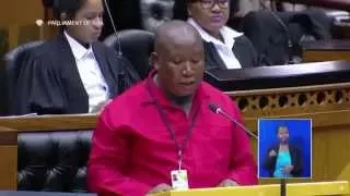 Malema refuses to take point of order