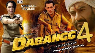 DABANGG 4 movie official trailer|| Salman Khan ||Sunakshi Sinha || Ajay Devgan ||