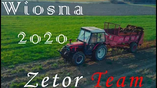 WIOSNA 2020"Obornik oraz gnojówka" Zetor 7745 Turbo, Deutz-Fahr DX 3.90