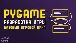 Базовый цикл игры. Pygame. Урок 1