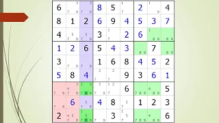 dxSudoku Quick Video #5 Locked Candidates Type 2 Claiming