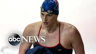 Trans college swimmer’s dominant performance sparks debate