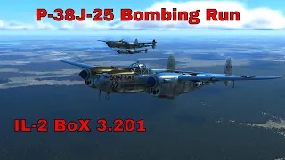 P-38 Ground Attack Multiplayer Mission on Combat Box Server (IL-2 Battle of Bodenplatte 3.201) 1440p