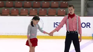 Apollinariia PANFILOVA / Dmitry RYLOV RUS| Pairs Short Program RIGA 2017