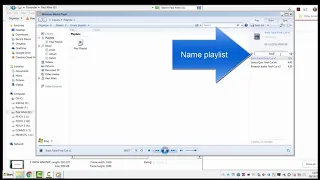 Windows Media player video playlist loop