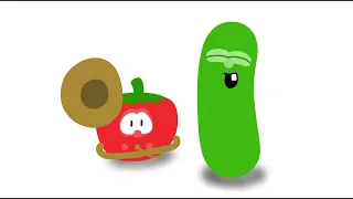 What if Larry sung the Veggietales theme song?
