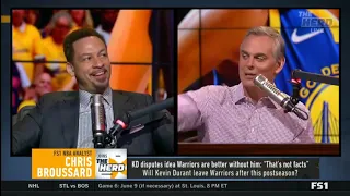 BREAKING Chris Broussard live on whether Kawhi has any chance against the Warriors   THE HERD