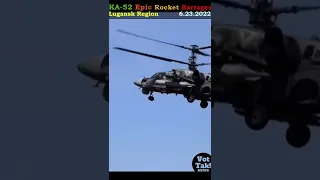 "KA-52 Epic Rocket Barrages" at 5km Distance 6.23.2022 #shorts