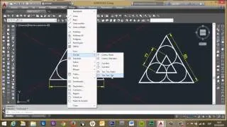 AUTOCAD EJERCICIO BÁSICO # 3: TRIANGULO