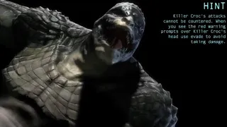 Killer Croc eats Batman