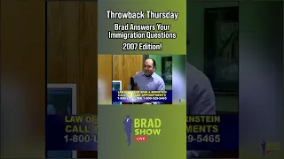 Throwback Thursday | Brad Answers Your Questions 2007 Edition!