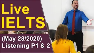 IELTS Live - Listening Section P1 and P2 - Tips and Practice