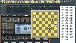 Заставил шахматный компьютер сочинять ноты для музыки