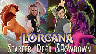Ramp vs. Card Draw - Starter Deck Showdown - Disney Lorcana Gameplay Ep 1