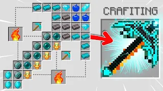 Minecraft, But I  Can Craft $1,000,000 GOD PICKAXE......