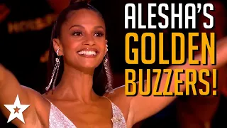 ALL ALESHA DIXON'S GOLDEN BUZZER Auditions from Britain's Got Talent!