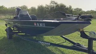 My New Tracker Pro 170 Bass Boat!