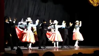 Academia Nacional de Danza de Salomon Pinto cueca Paceña