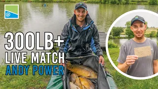 300lb+ LIVE Match with Andy Power 🥇 | Viaduct Fishery