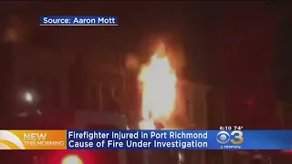 Firefighter Injured Battling Home Fire In Port Richmond