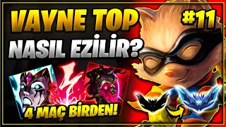 VAYNE TOP Oyuncuları Nasıl EZİLİR? Buyrun İzleyin... ELOHELL Hesapta 4 Maç Birden #11