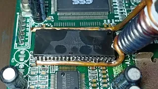 How to remove SMD components without hot air gun