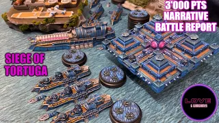 Siege of Tortuga - Dystopian Wars Battle Report