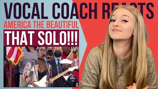 Vocal Coach Reacts to H.E.R. Super Bowl 2021 - America The Beautiful
