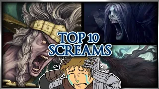 Top 10 Iconic Screams in the Soulsborne Series 😱