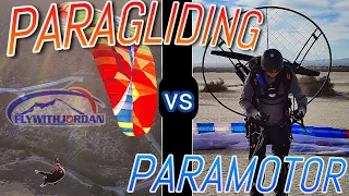 PARAGLIDING vs PARAMOTOR - Some casual differences