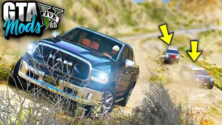 FUGA INSANA DE DODGE RAM COM 2 MILHÕES DE DÓLARES!! ( NO MONTE CHILIAD ) - GTA 5 MODS