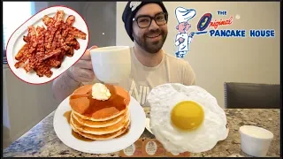 BREAKFAST MUKBANG (OOEY GOOEY CHOCO-CHIP PANCAKES)!!!