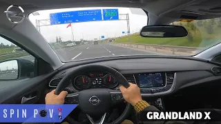 2020 OPEL GRANDLAND X 1.2 TURBO - AUTOBAHN POV Test Drive