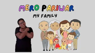 Mero Pariwar | My Family | Baby Learning in Nepali