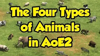 The Four Types of Animals in AoE2 Compared